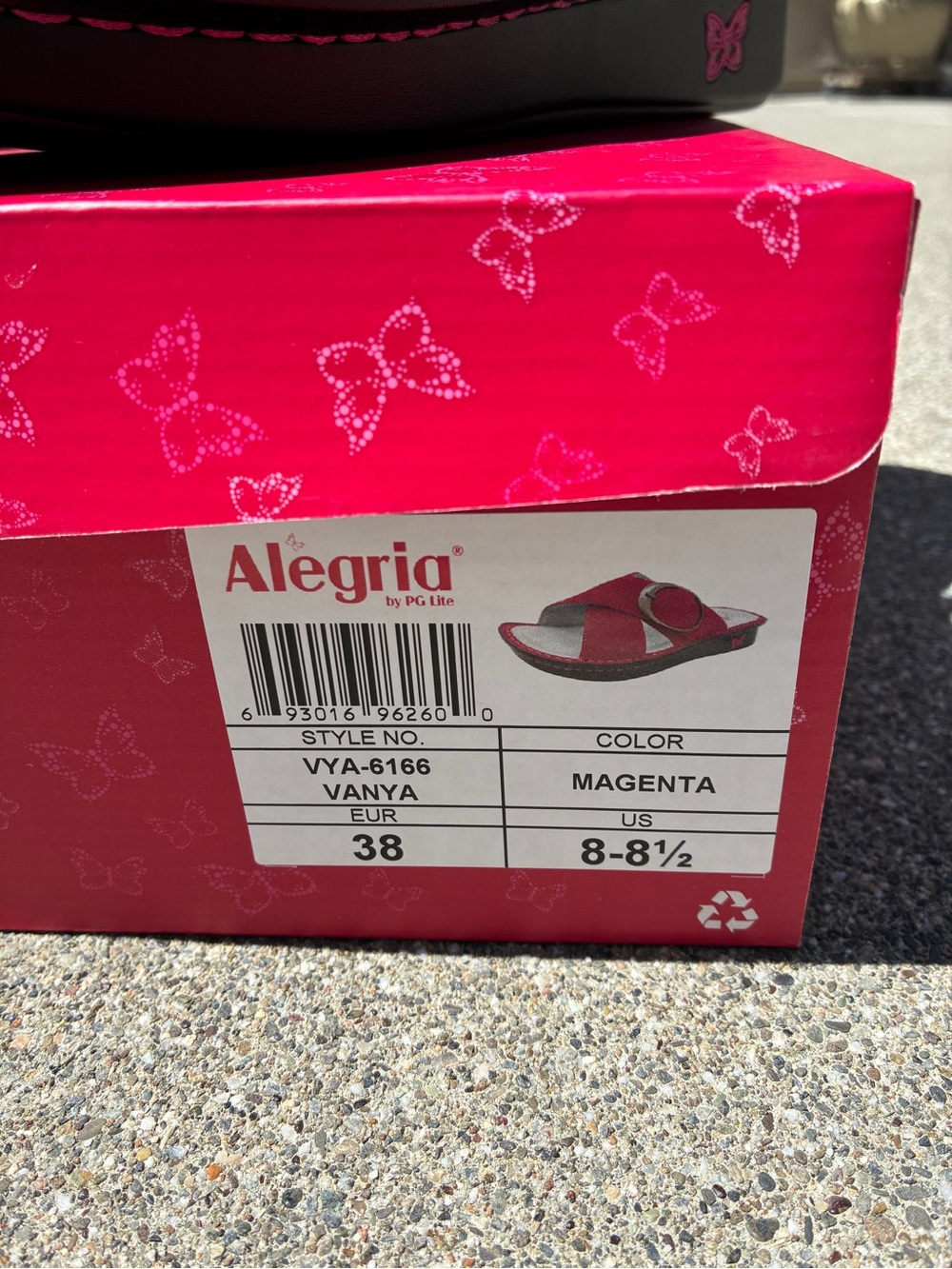 Alegria Women's Sandals in Fuchsia Pink Suede - Picture 7 of 7